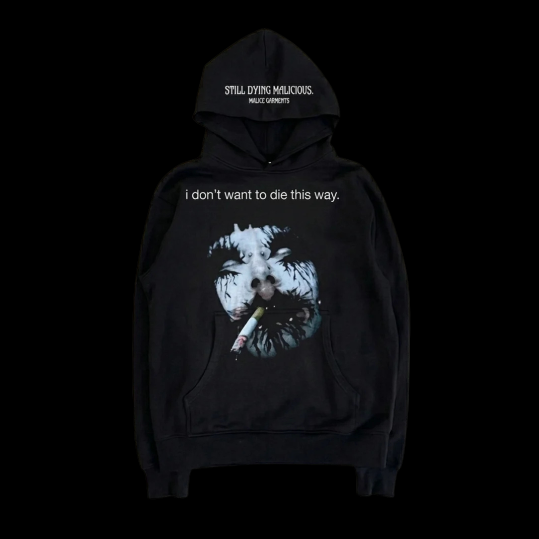 I DON’T WANT TO DIE THIS WAY HOODIE