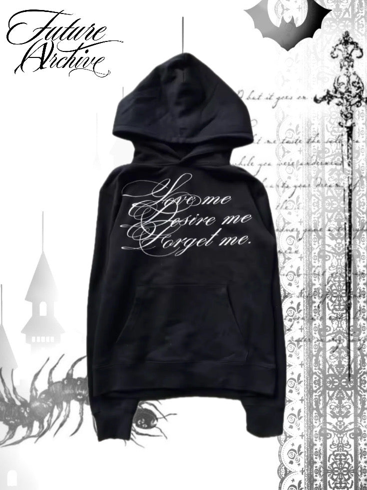 FORGET ME HOODIE (BLACK)