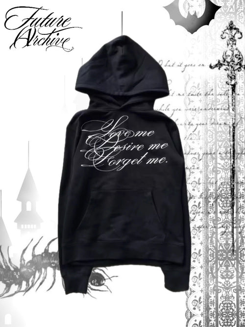 FORGET ME HOODIE (BLACK)