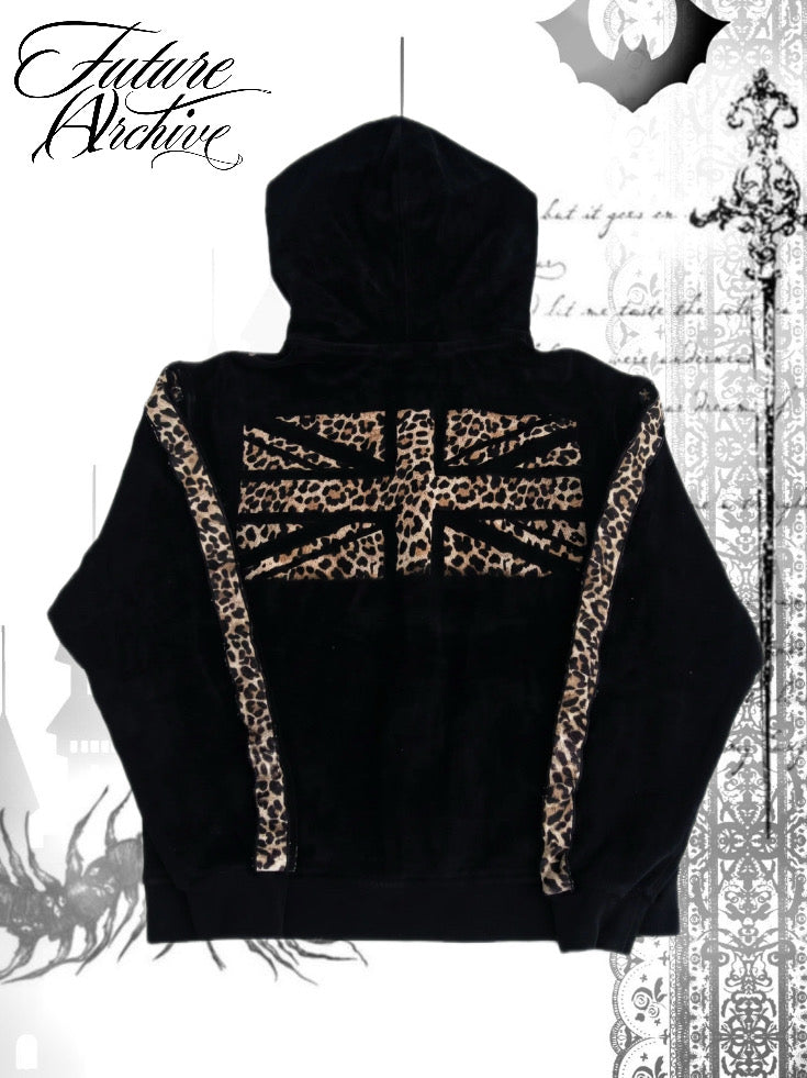 UK CHEETAH SKULL ZIP UP (DELUXE)