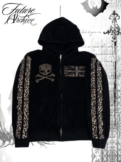 UK CHEETAH SKULL ZIP UP (DELUXE)