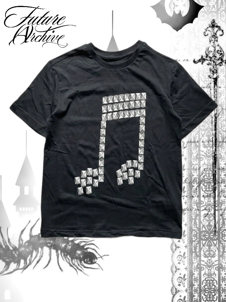 STUDDED MUSIC TEE