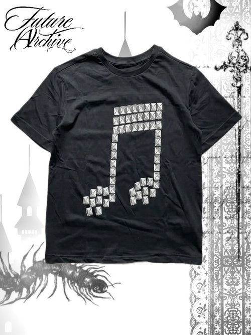 STUDDED MUSIC TEE