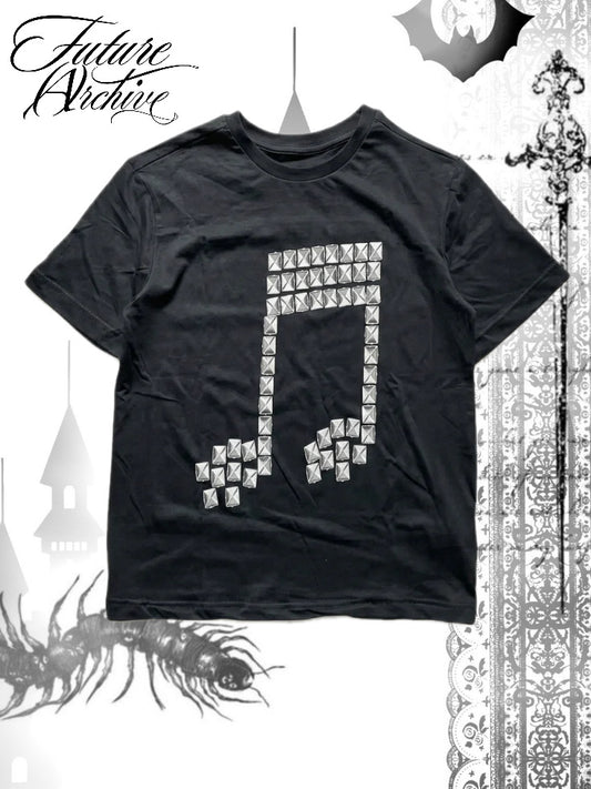 STUDDED MUSIC TEE