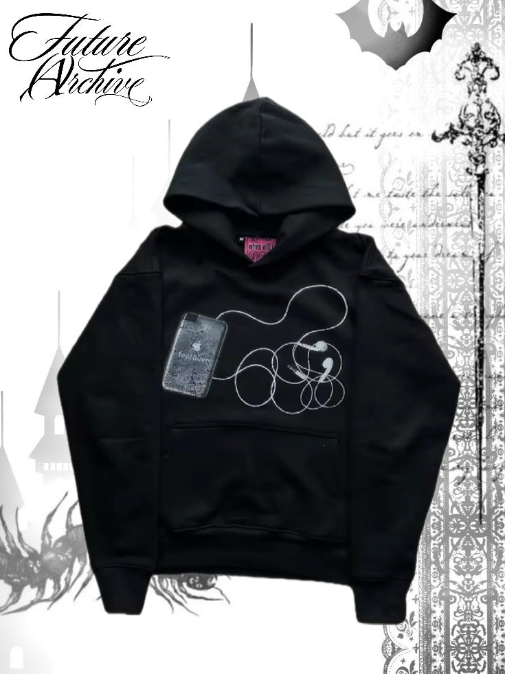 FEELALIVE.MP3 HOODIE
